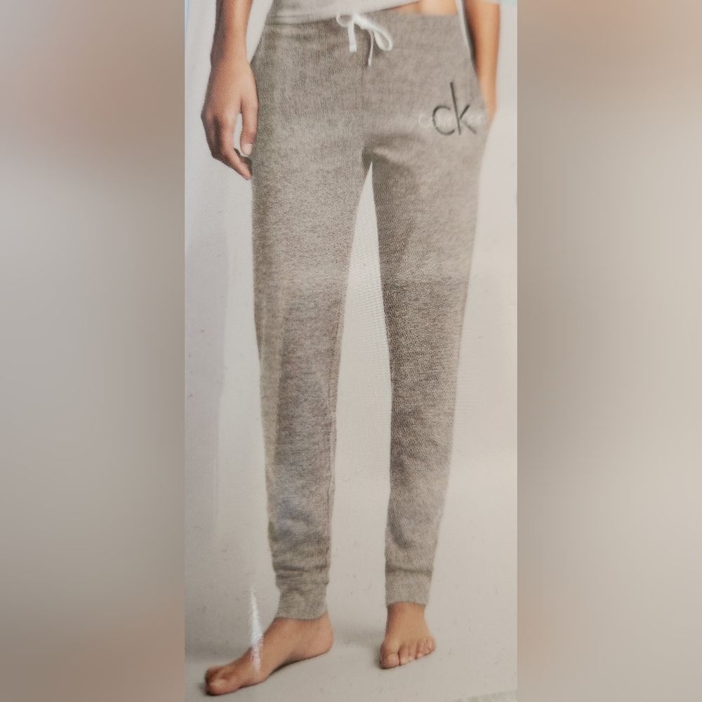 Calvin Klein Loungewear  Leisureware Sweatpants in Grey Size X-Large Pants